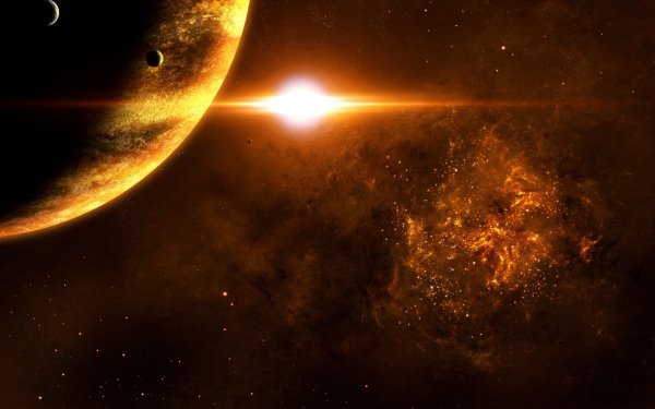 Space Giant Planet 028667