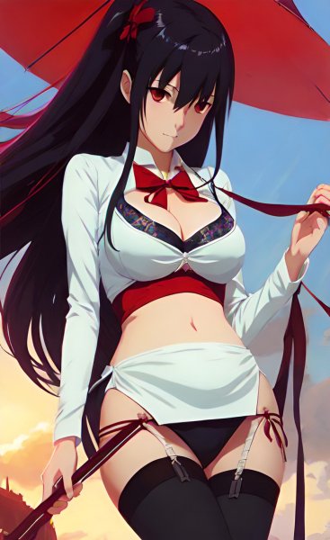 Брюнеточка