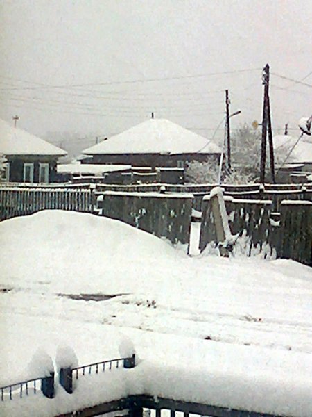 16 апреля. На юге Сибири вернулась зима.