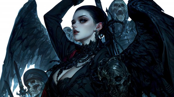Anime-girl-wings-skull-soldier-fantasy-4k 133@5@g