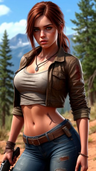 Элли из игры "Last of us"