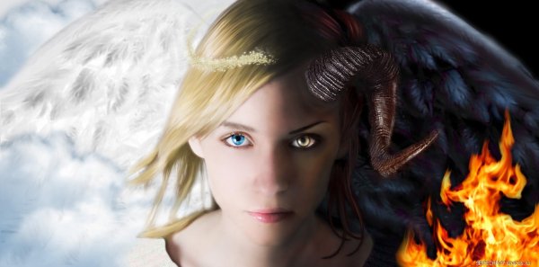 Angel vs devil