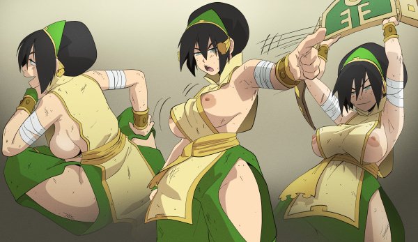 Toph beifong avatar legends and 1 more drawn by inker c