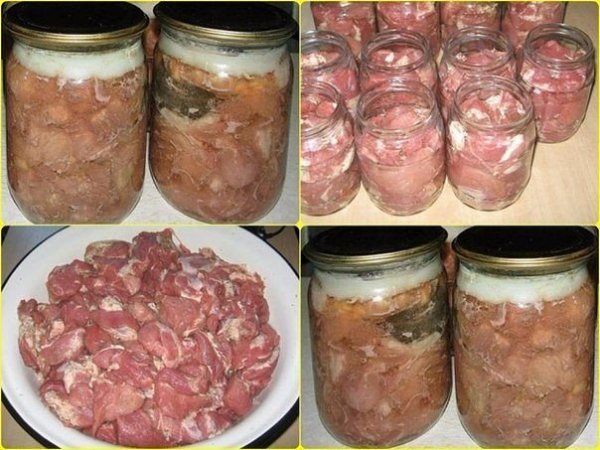 Тушенка из свинины,