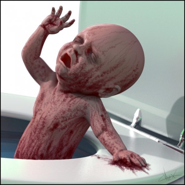 Ужас Страхи birth of a defect wip by h