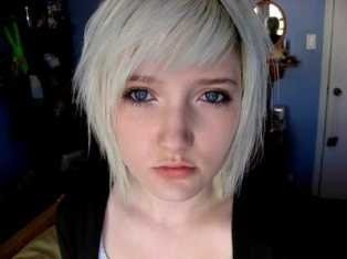short-blonde-emo-hair
