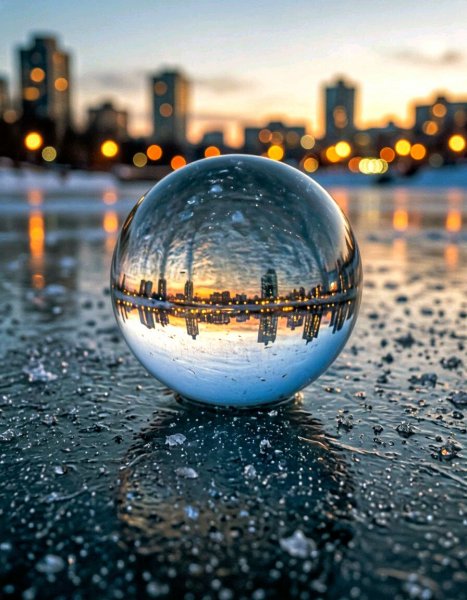 Winter Glass Ball