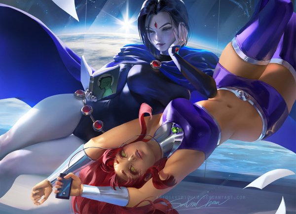 Sakimichan-artist-Raven-(DC)-Teen-Titans-3887003