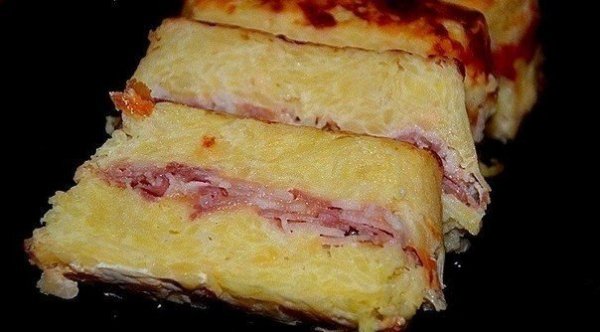 Картошка с беконом