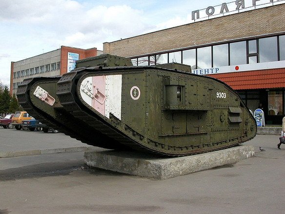Arhangelsk anglijskij tank pamjatnik