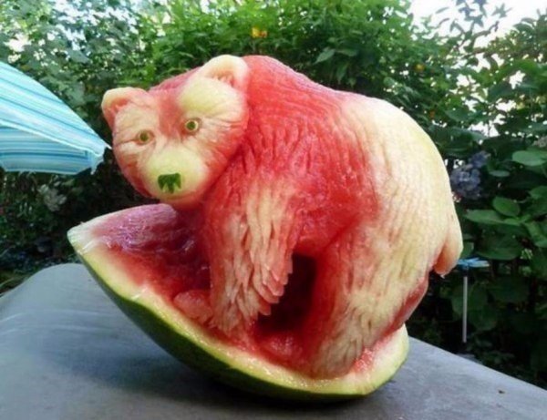 шедевр из арбуза