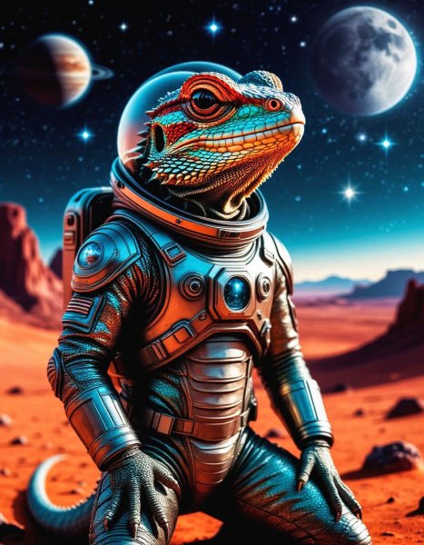 The space lizard