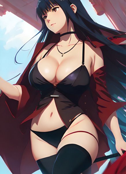 Брюнеточка