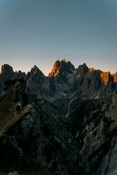 В горах
