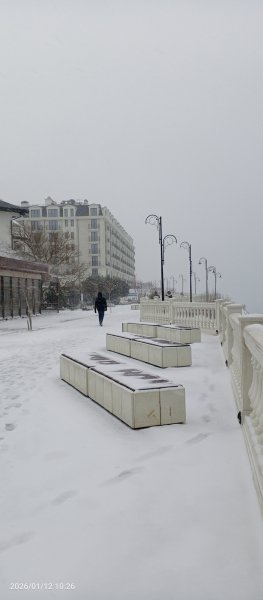 Заснеженный январь 1926 года в Анапе