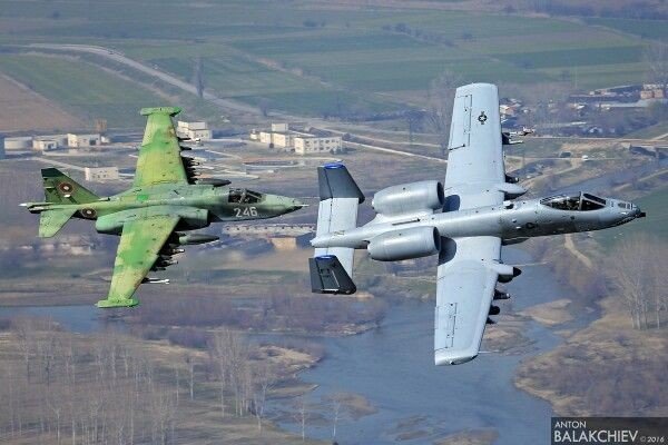 Су-25 и А-10