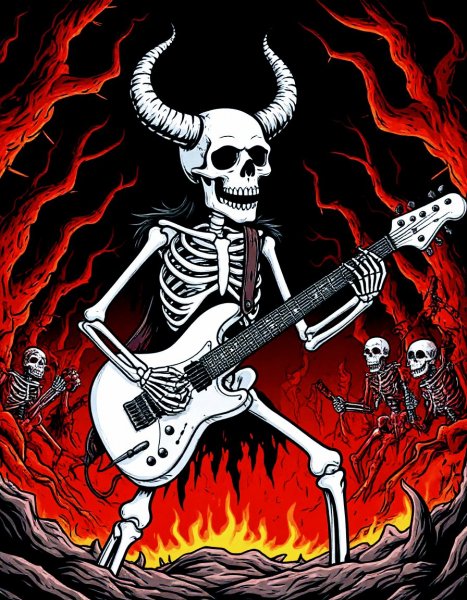 Death metal in hell