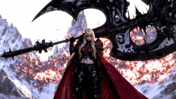Anime-girl-axe-fantasy-4k 11@5@a