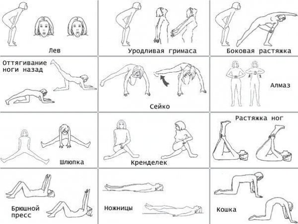 упражнения e