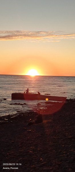 Анапа. Закат на море