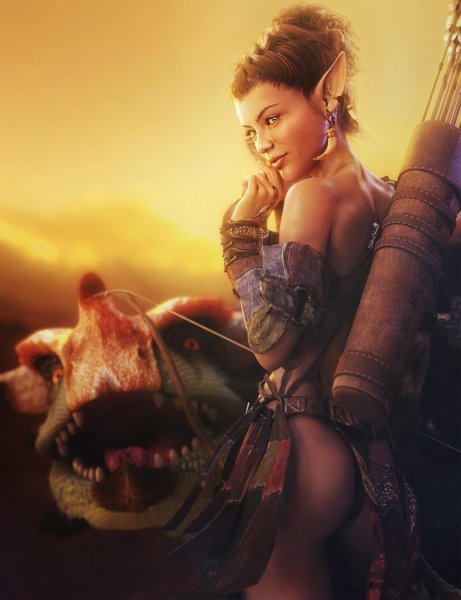 elf-girl-and-friend-fantasy-art full