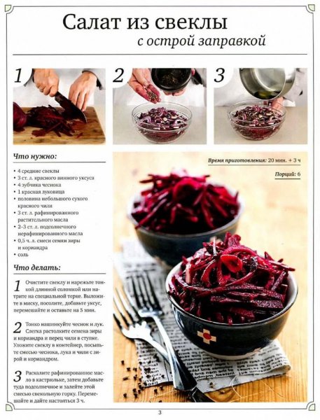 Салат из свёклы
