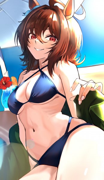 Agnes tachyon umamusume drawn by mushrooming man