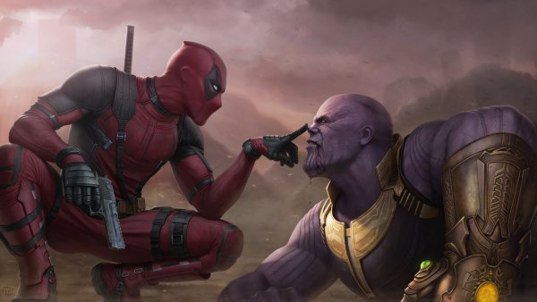 Deadpool-vs-thanos 4K-119