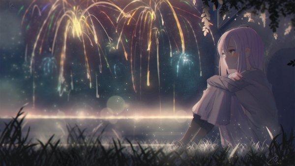 anime-girl-fireworks-festival-bicolored-eyes