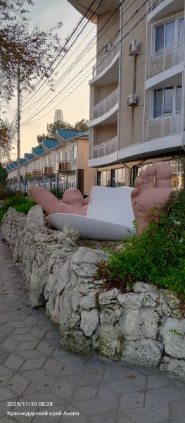 Анапа. Памятник отдыхающему