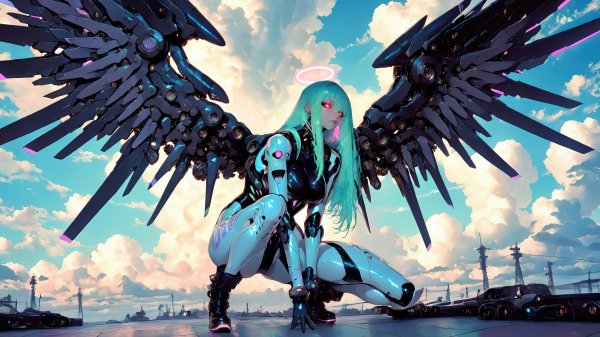 Anime-girl-cyberpunk-wings-sci-fi-4k 126@5@l