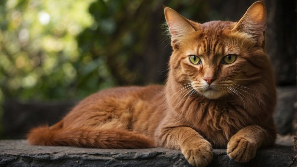 Orange-cat-animal-4k-wallpaper