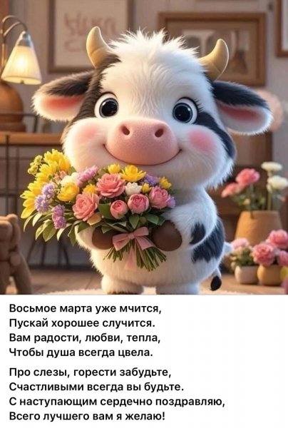 С НАСТУПАЮЩИМ 8 МАРТА