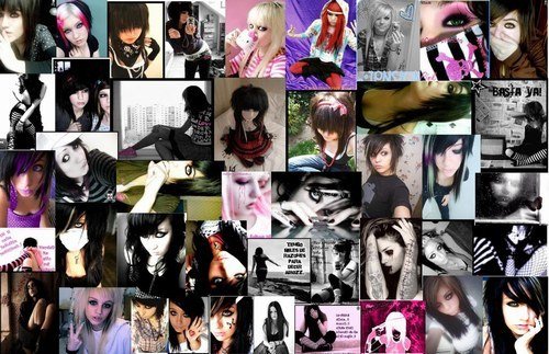 emo girls montazh