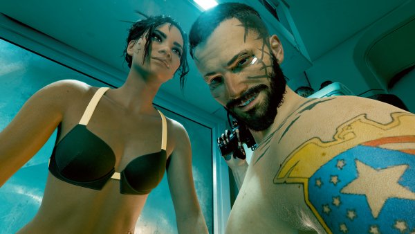 Ви и Панам Cyberpunk 2077 Обои на рабочий стол 10