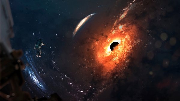 Astronaut-black-hole-space-4k-wallpaper 314@5@j