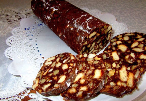 колбаса шоколадная