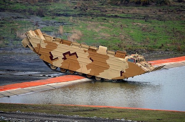 Плавающий транспортер ПТС-4