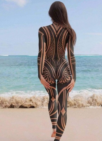 Черный узор