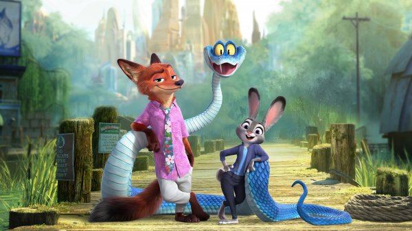 Zootopia-2-nick-wilde-judy-hopps-snake-4k 254@5@h