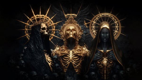 Skeleton-skull-background-digital-art-4k-wallpaper 329@5@j