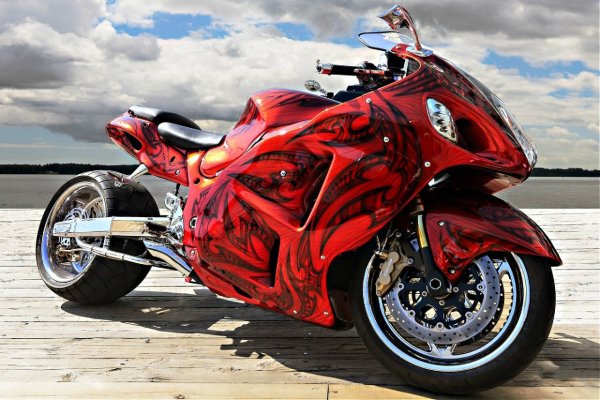 Suzuki Hayabusa Red Dragon Tuning