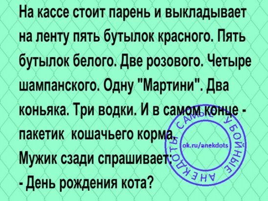 День рождения кота...)))