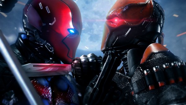 Red-hood-vs-deathstroke-dc-comics 4K-4.234