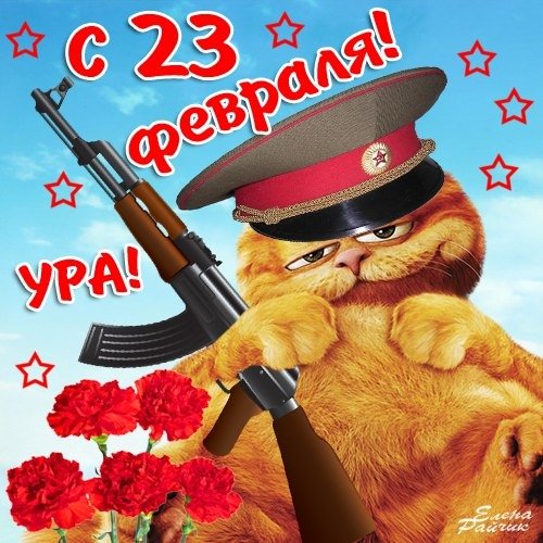 Ура 23 февраля !