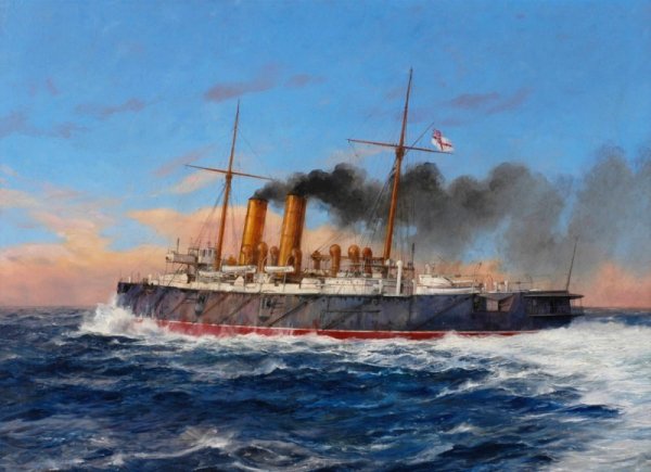 Британский крейсер "Gibraltar"