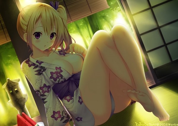 blonde-anime-girls-ass-open-mouth-cleavage-310391-wal
