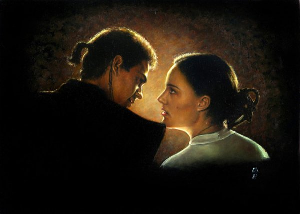 Padme and Anakin by Melanarus