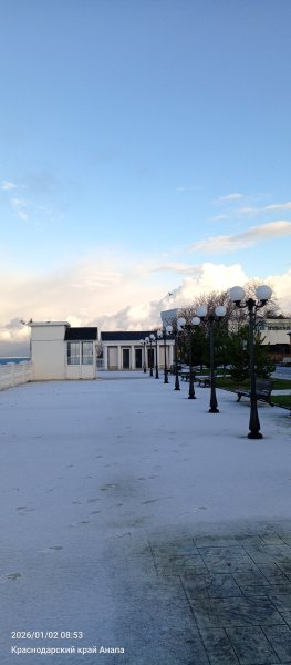 Анапа. Набережная. 2 января 2026 г.
