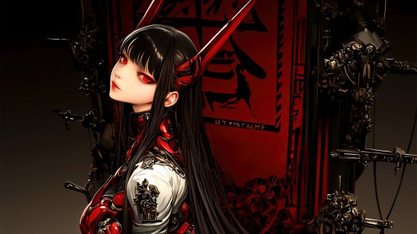 Anime-girl-red-eyes-sci-fi-4k 287@5@b